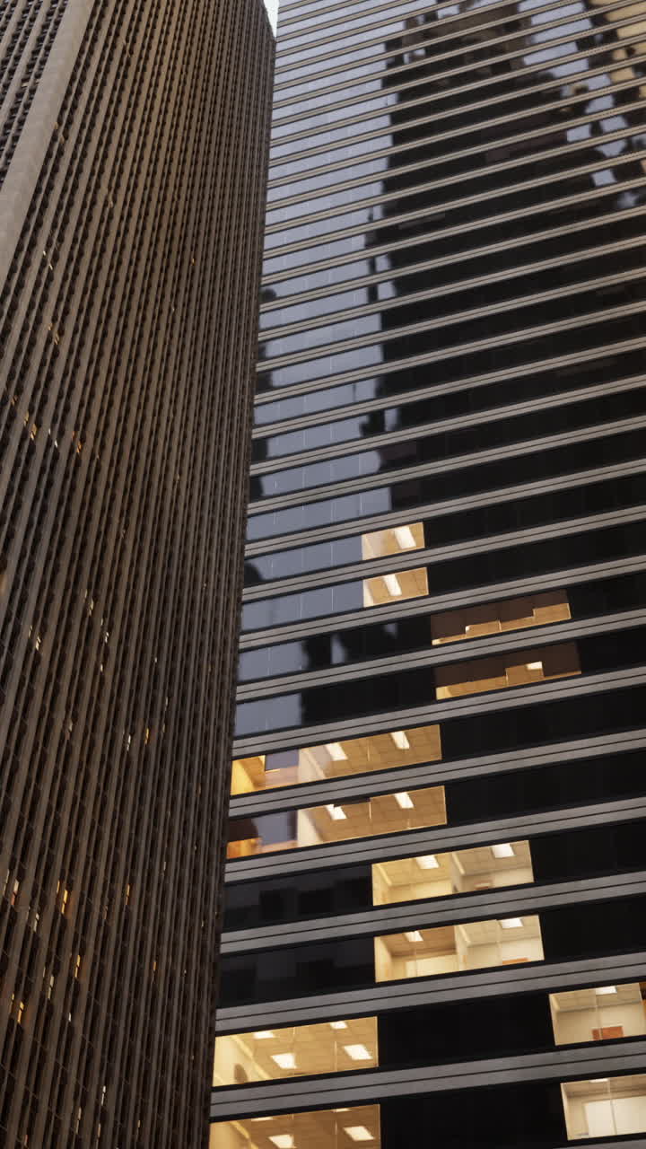 rascacielos en la ciudad