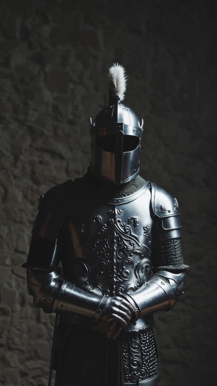 Medieval Knight in Full Armor