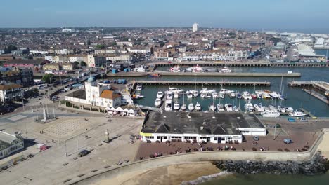 loweroft norfolk reino unido playa verano aumento imágenes aéreas