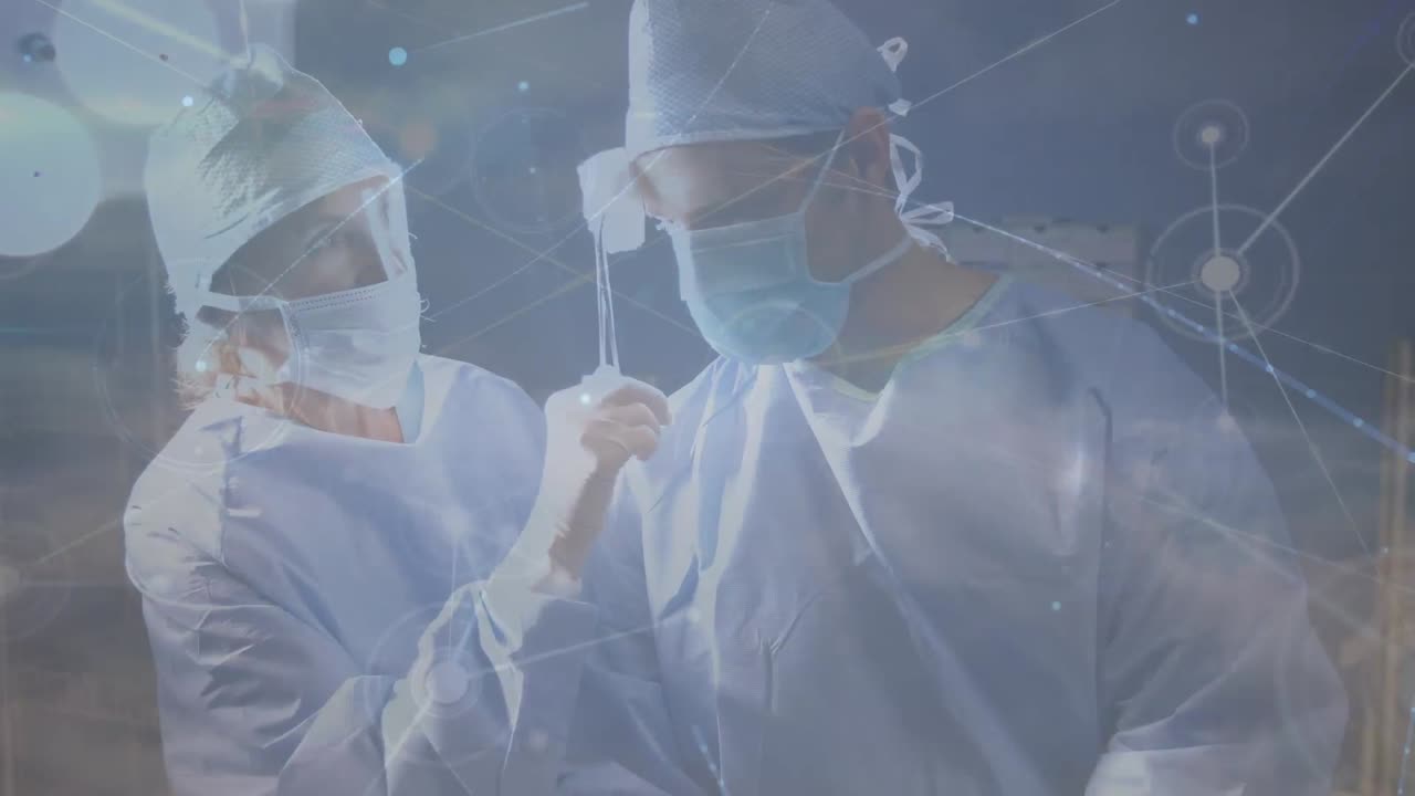 수술 중에 백인 여성과 남성 외과의사에 대한 연결 네트워크의 활성화