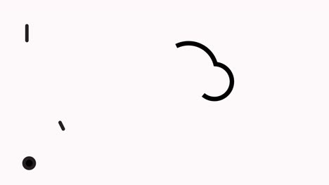 cloud computing icon animation