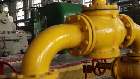 industrial power plant machinery and piping