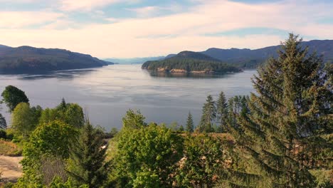 into the wild: aerial glimpse of campbell river's landscape