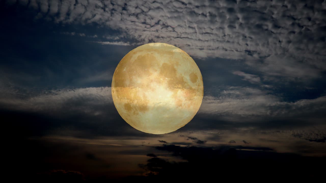 할로윈 무서운 장면 배경 밤 하늘과 달, 마법사 비행