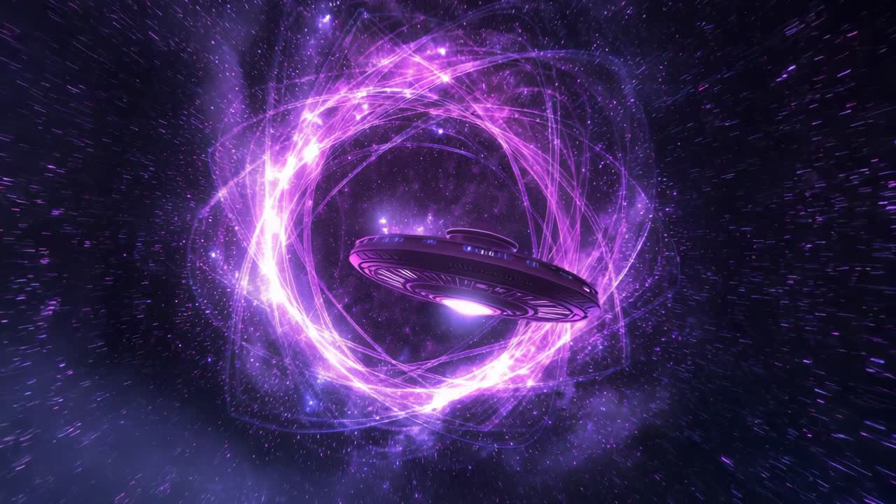 UFO in Deep Space