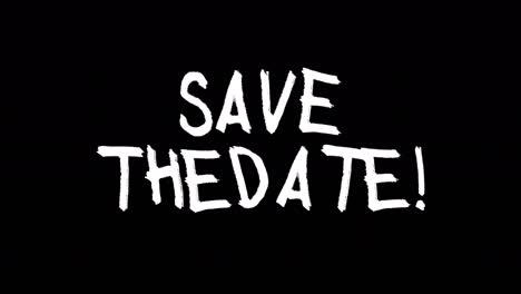 save the date