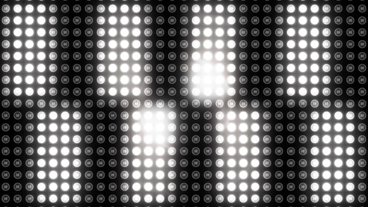 Digitally generated video of polka dot