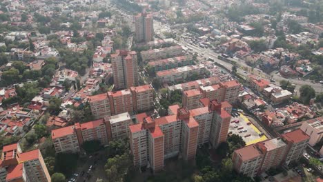 Condo-complexes-in-Copilco,-Coyoacan,-south-of-Mexico-City