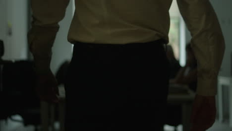 blurred office scene
