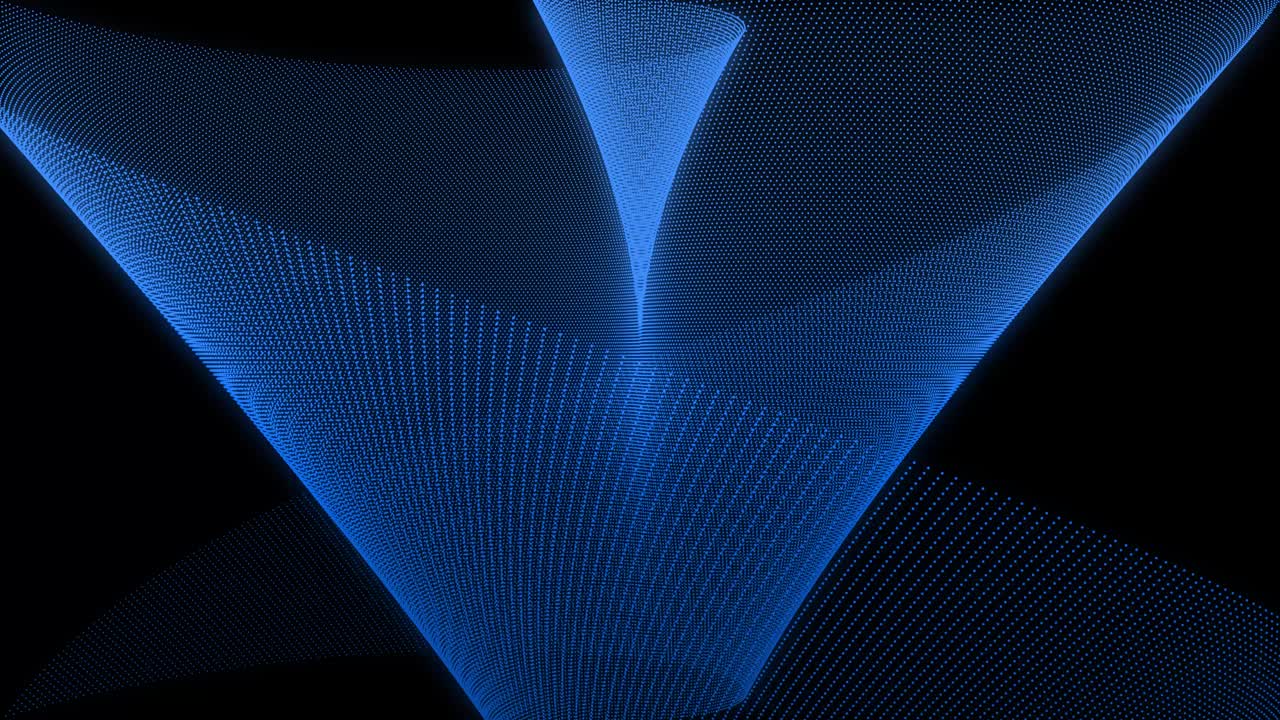 Blue color Dot Shape Pattern animation motion graphics