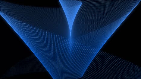 blue color dot shape pattern animation motion graphics