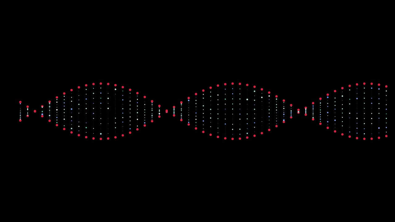 Structure DNA Molecules rotate helix animation loop and alpha