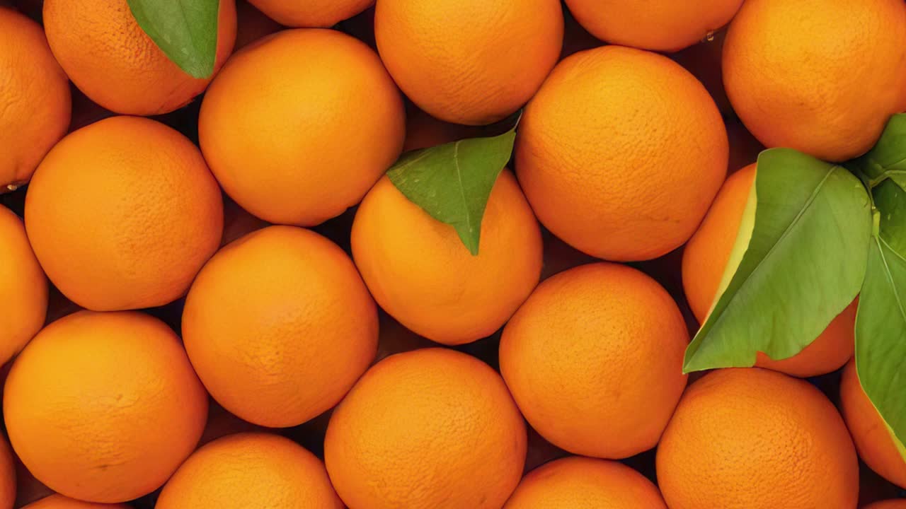 Fresh Orange in rotation Background