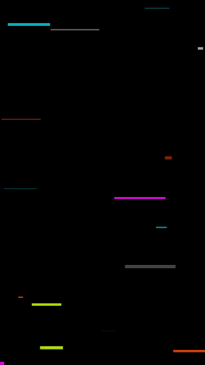 Digital Glitch Effect with Colorful Horizontal Lines on Black Background