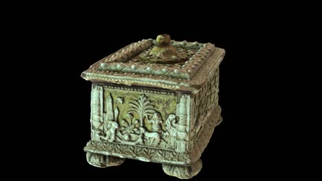 italian casket with mythologic scenes