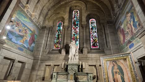 touring the ornate interior of sacré coeur basilica