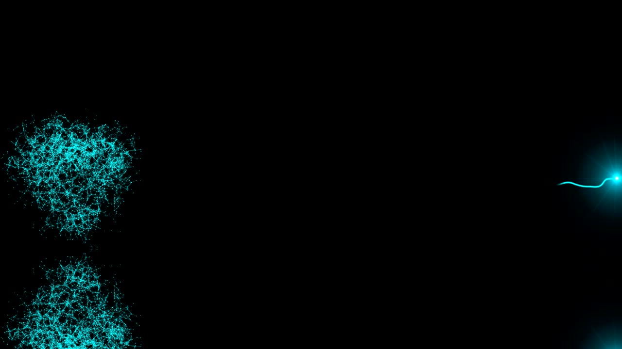 экг-монитор. синий экg-монитор показывает здоровый сердечный ритм. беспрерывный цикл