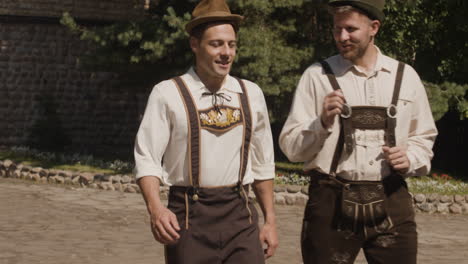 men in lederhosen