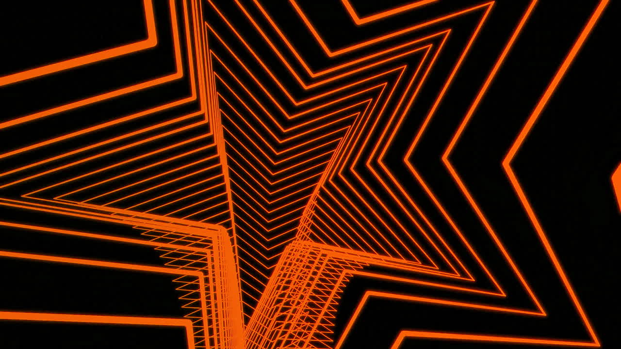 patrón de estrella naranja abstracto