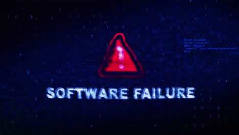 software failure alert