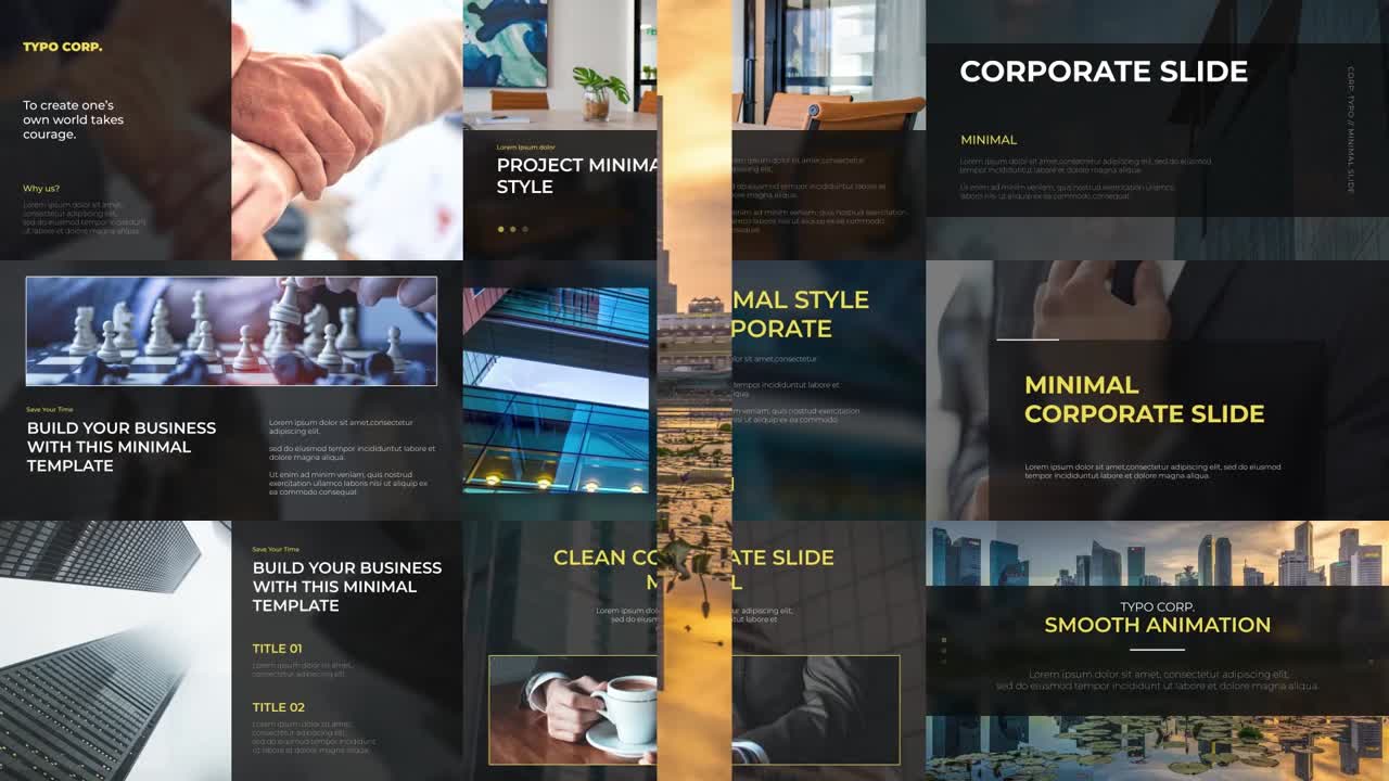 Typography Slide - Video Template