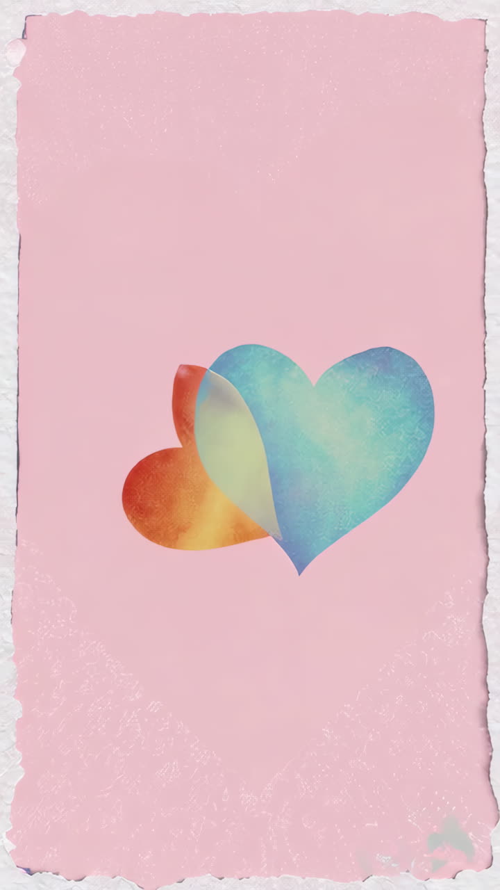 Abstract Visuals: Hearts, Ink, and Warp Effects