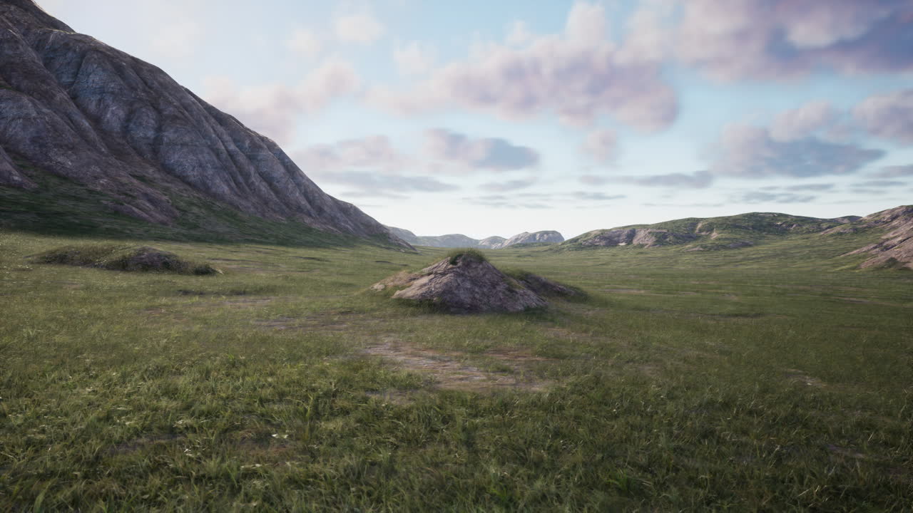 valle de pastizales pintorescos