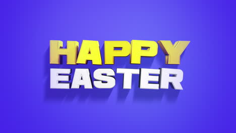 Modern-yellow-Happy-Easter-text-on-blue-gradient