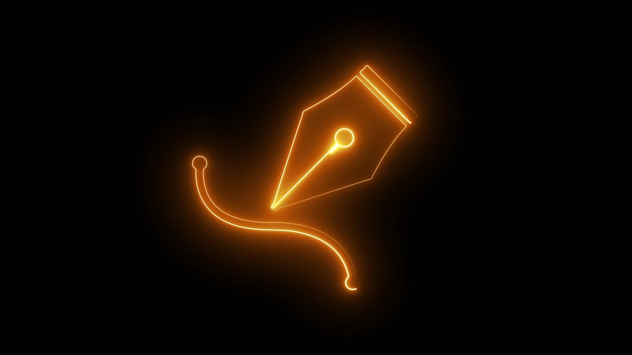 Icona penna neon