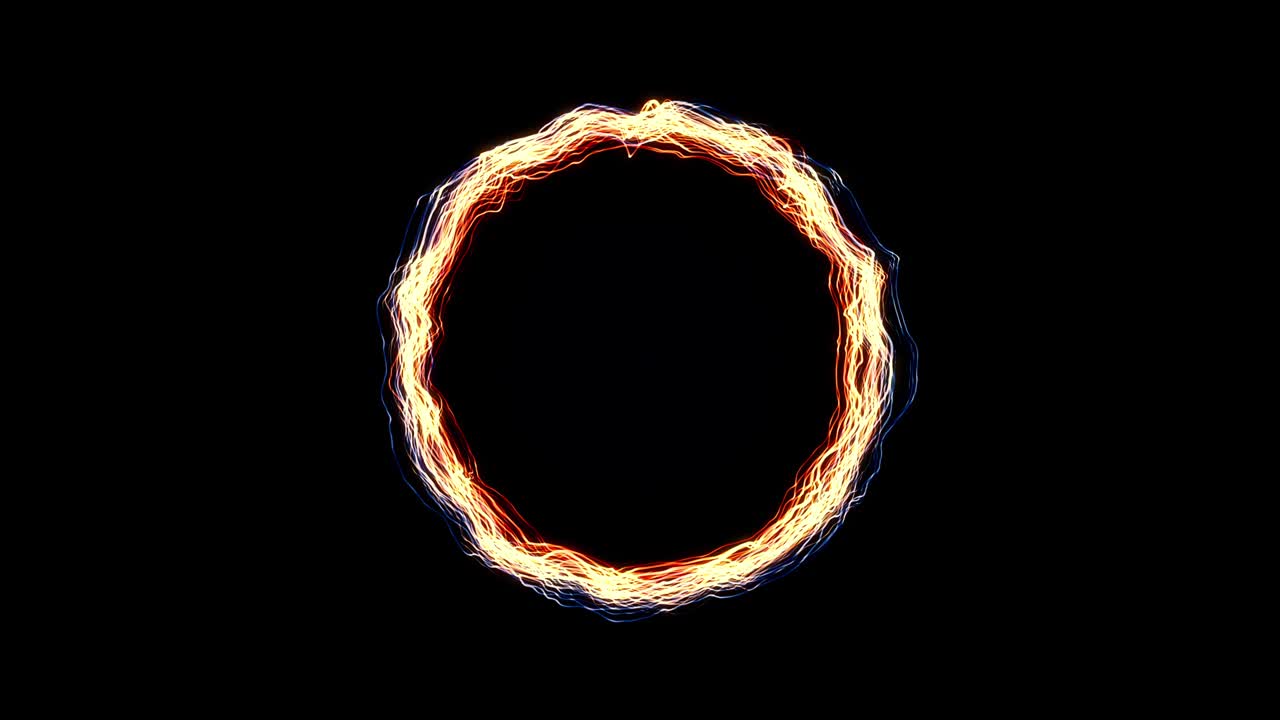 anillo de partículas de fondo 4k
