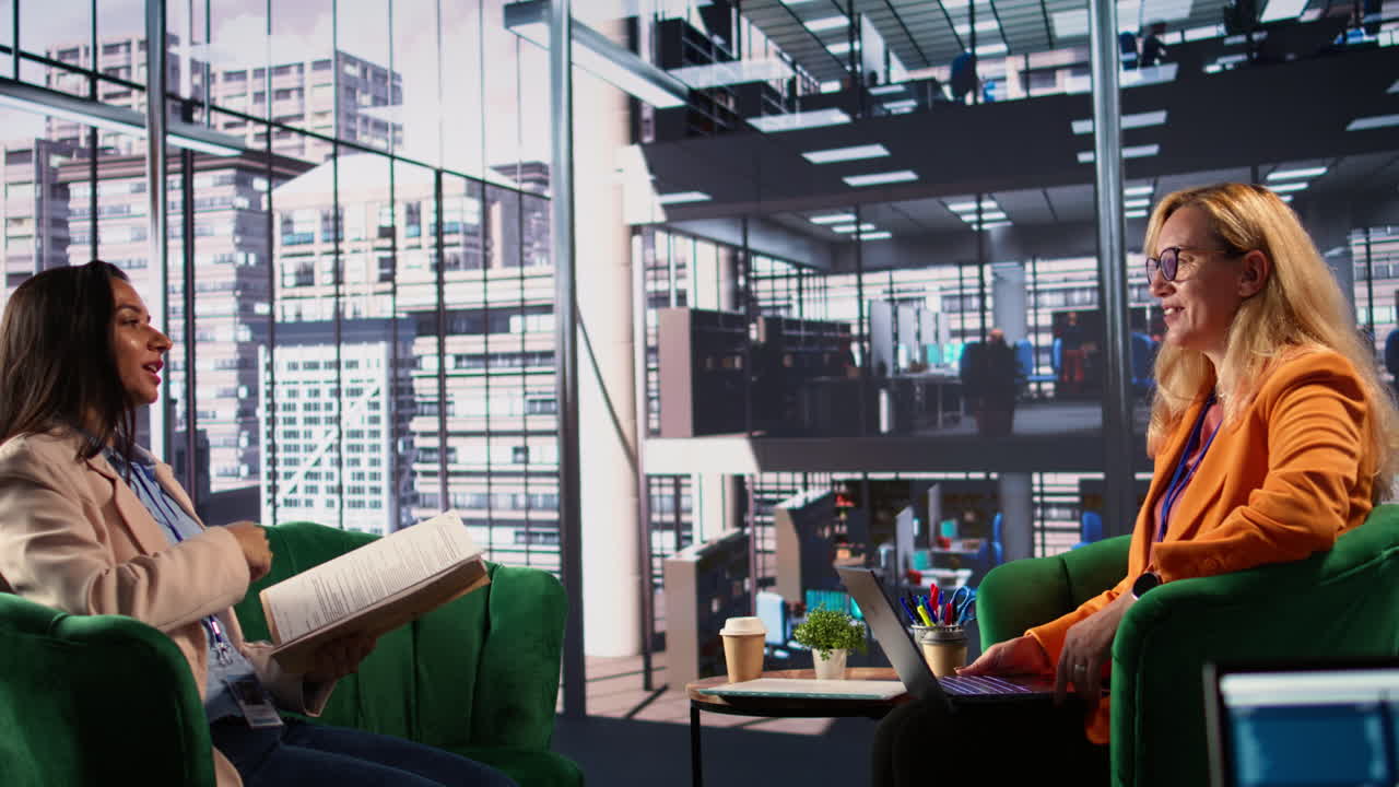 현대적 인 사무실 에서 사업 회의