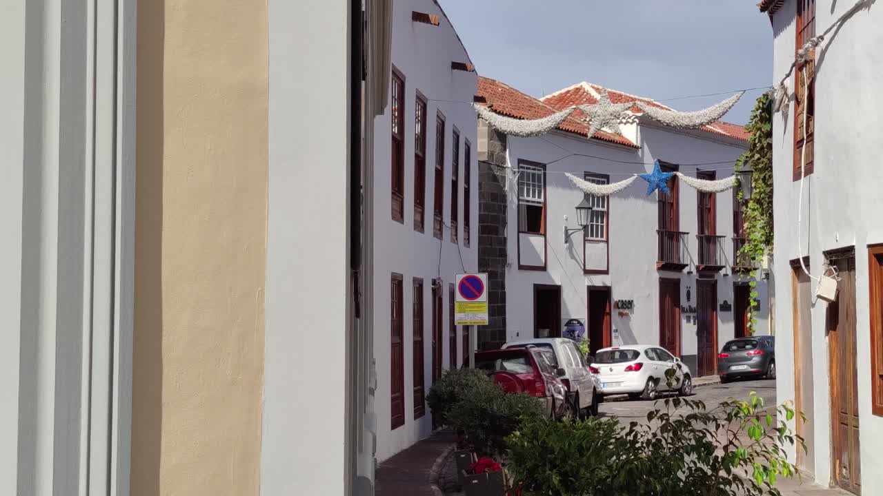 vista de la calle de la ciudad de garachico en tenerife, islas canarias, españa