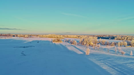 lapland norway wilderness snowy winter snow covered landscape aerial drone