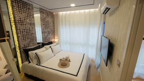 luxurious one bedroom apartment decoration walkthorugh