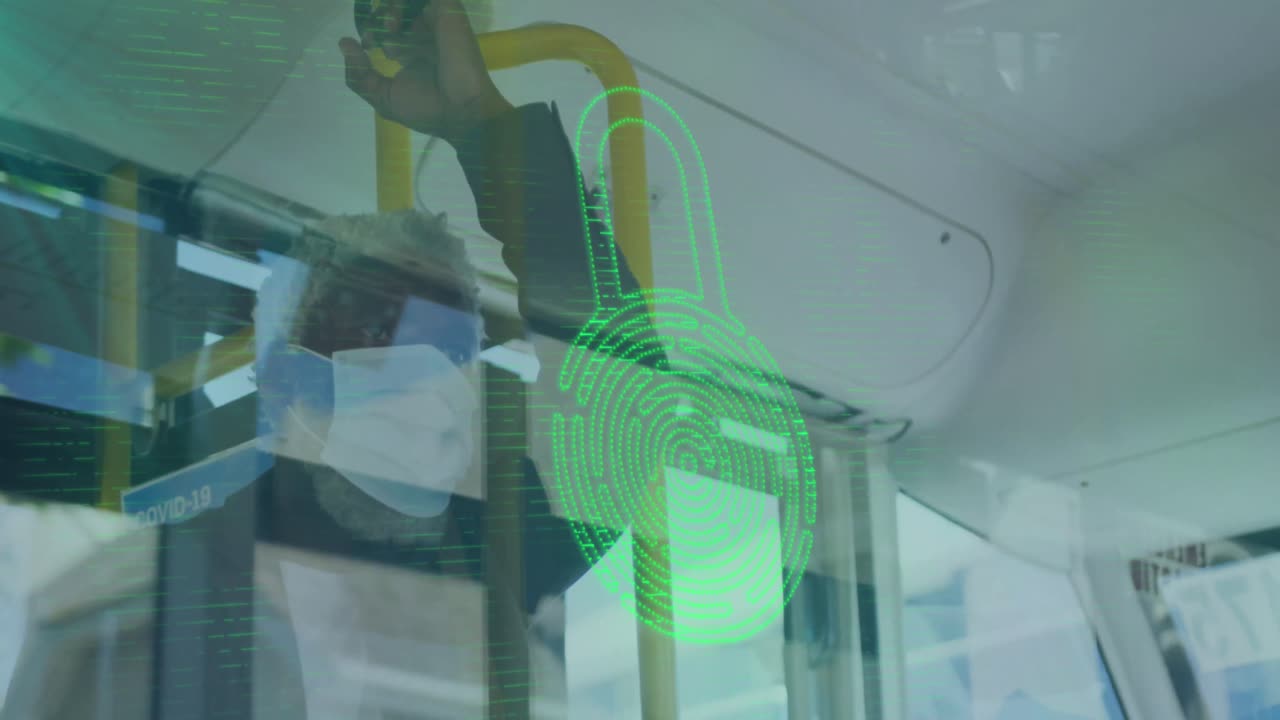 animación del globo y procesamiento de datos sobre la sala del servidor