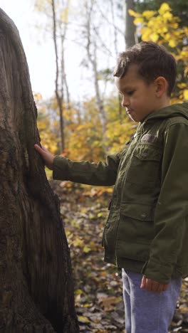 niño jugando en la naturaleza