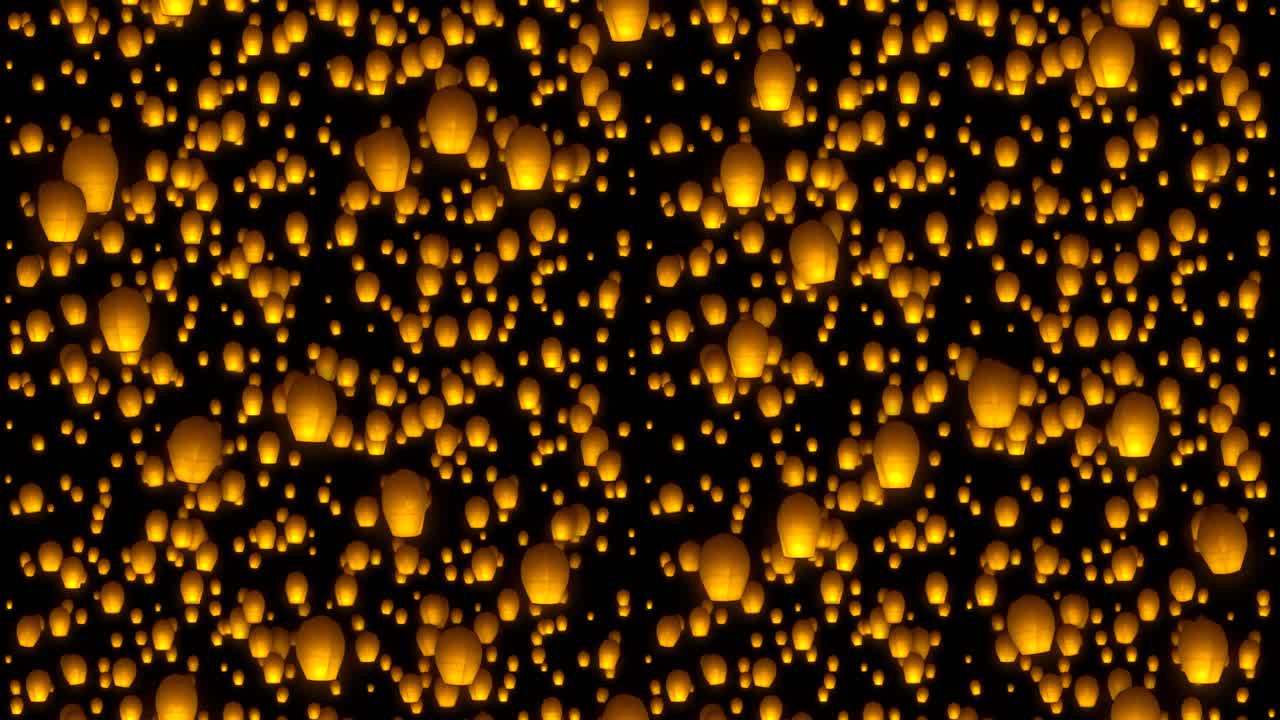 LOOP_TILE PAPER LANTERN B. This footage is loopable and tileable and can 
create an endless and seamless background