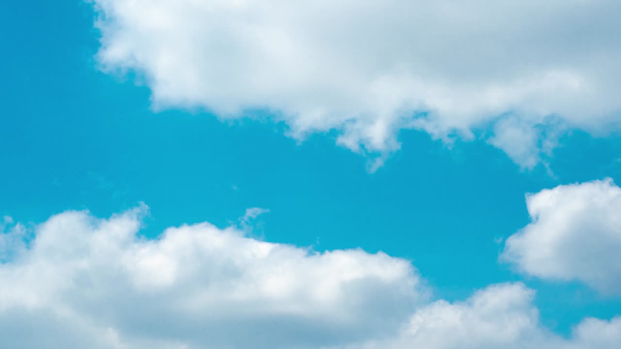 Time lapse beautiful blue sky with clouds background