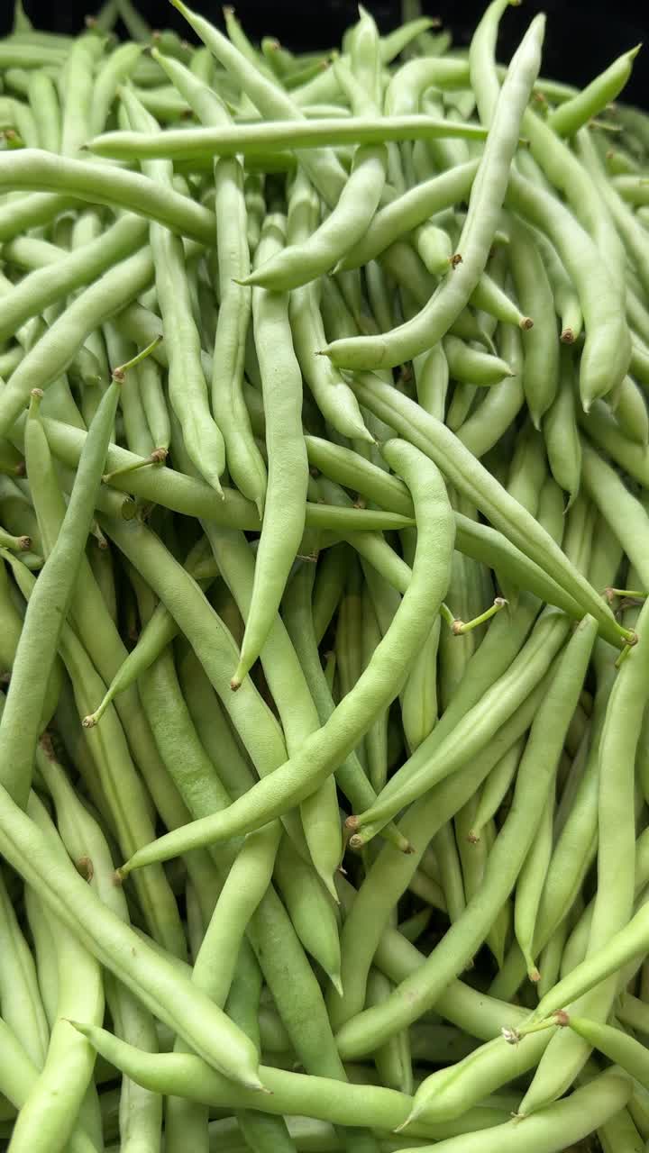 Close Up View of Fresh Green Beans