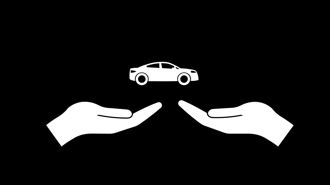 車購入のコンセプトアニメーション（オプションのルママット付き）。アルファルママット付属。4Kビデオ