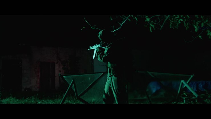 Military Operative at Night