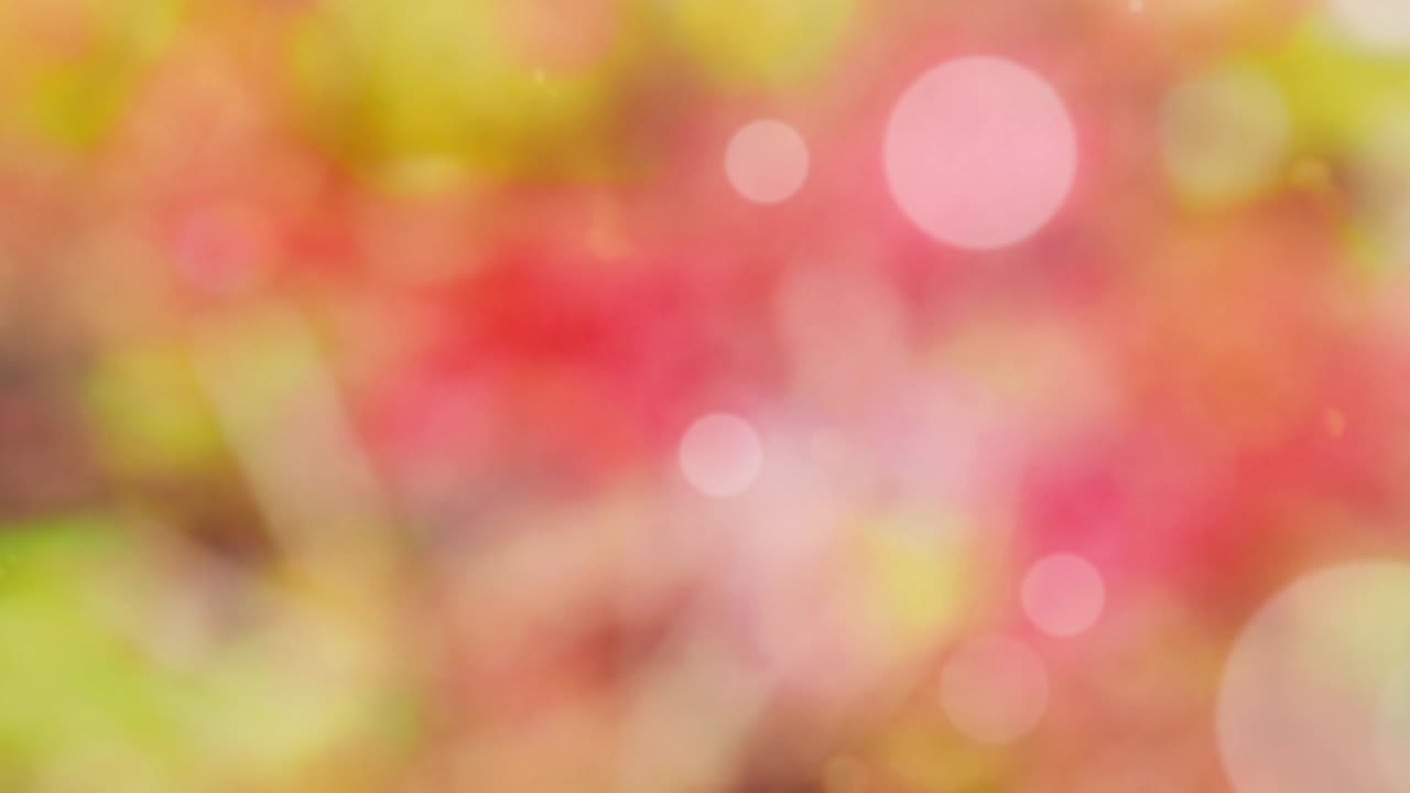 Abstract spring background with bokeh