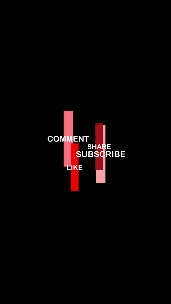 Dynamische rode kinetische typografie voor sociale betrokkenheid. Gebruik om publieksinteractie, kanaalgroei en call-to-action segmenten in mobile-first marketingvideo's te vergroten.