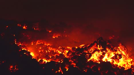 close up of volcano  eruption. close up of lava