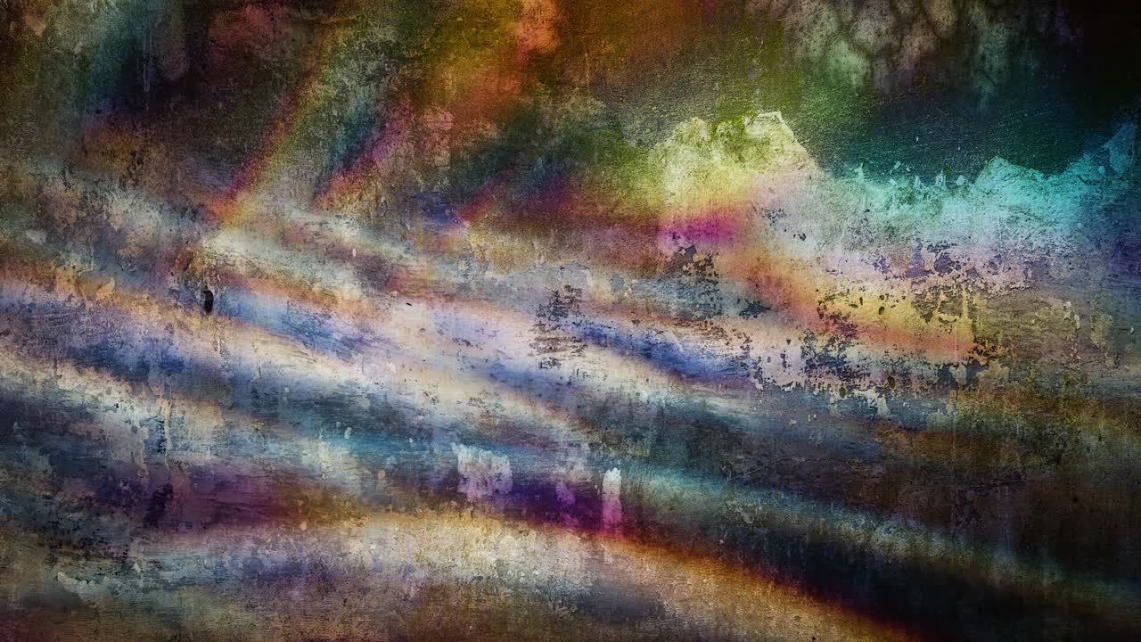 Levendige abstracte grunge textuur met verschuivend lichtspectrum