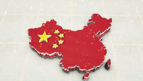mapa de la china