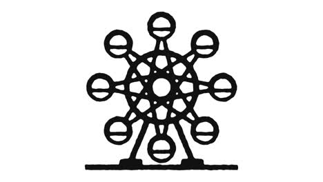 imagen de animación de icono y canal alfa