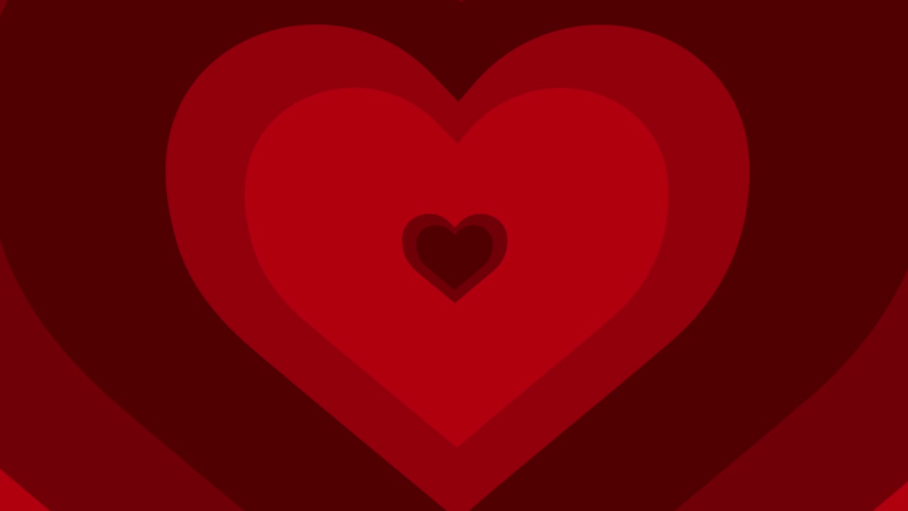 Sfondo animato 4k con cuore, loop continuo