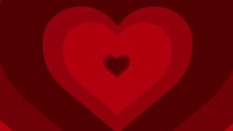 4k corazón animado de fondo de bucle sin costuras.