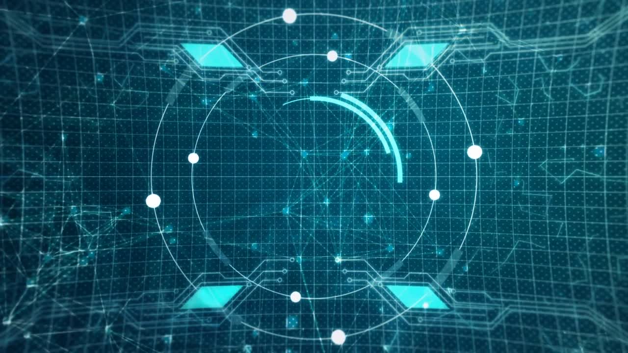 그리드 위의 스캔 범위의 애니메이션